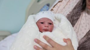 Mardin’de yeni yılın ilk bebeği ‘Eymen Alparslan’ oldu