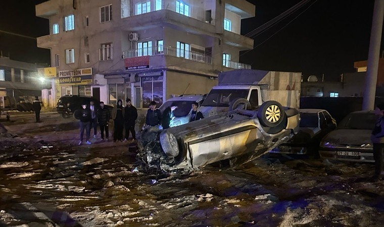 Mardin’de halı saha maçı dönüşünde kaza: 3 yaralı