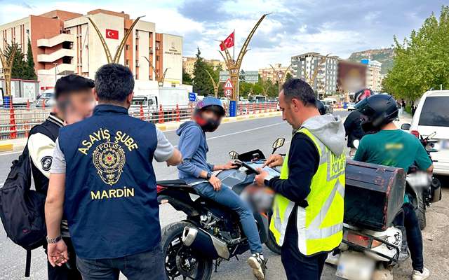 Mardin’de 2 bin 345 motosiklet sürücüsüne cezai işlem uygulandı