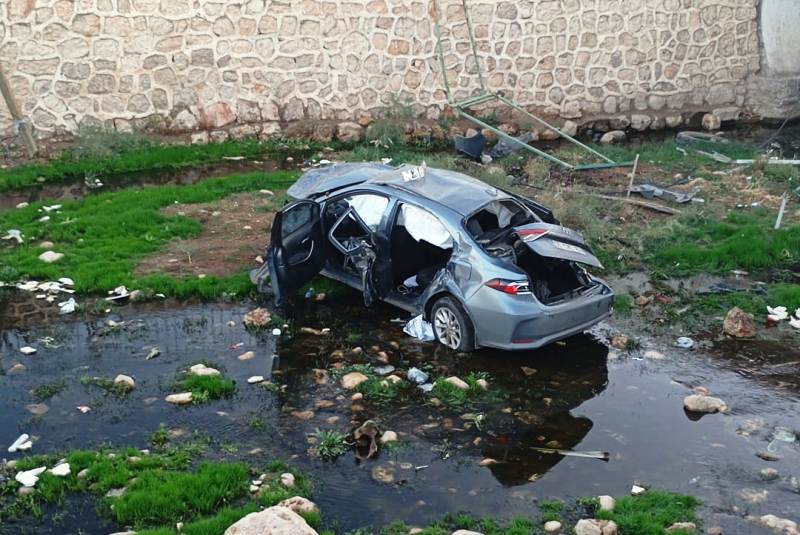 Mardin’de otomobil dereye uçtu: 1 ölü, 2 yaralı